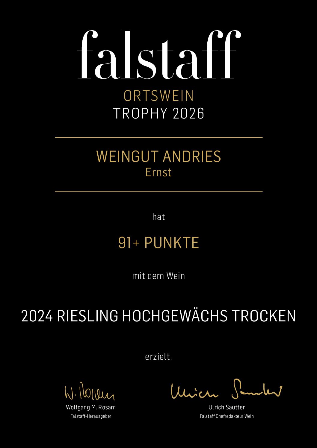 2024 Riesling Hochgewächs TROCKEN